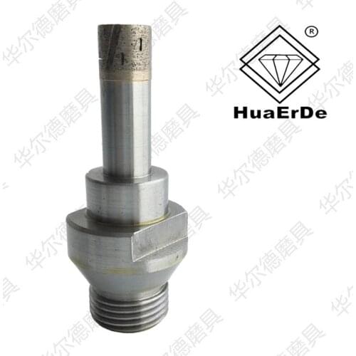Diamond whole glass drill L95mm high quality diamond emerald drill