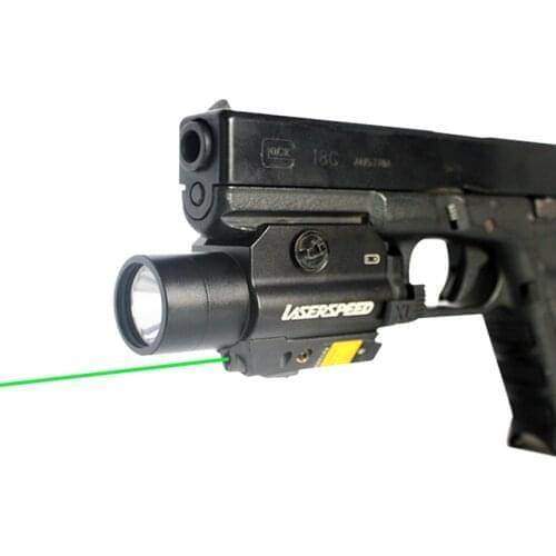 Aluminum Laser Light Combo Strobe Light Laser Sights for Handguns Red or Green Laser for Pistol with Picatinny Rail