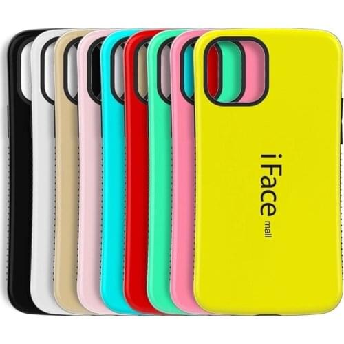 Case For IPhone 12 11 Pro Max XR X XS Max Cover Shockproof Iface Mall Silicone Case for iPhone 12 Mini SE 2020 8 7 6 6s Plus