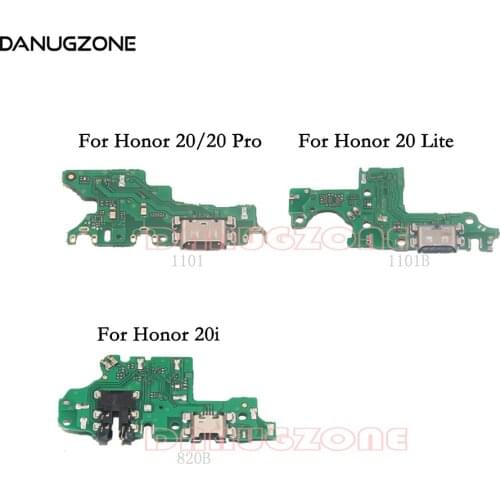 USB Charging Dock Port Socket Jack Plug Connector Charge Board Flex Cable For Huawei Honor 20 Pro / 20 Lite / 20i