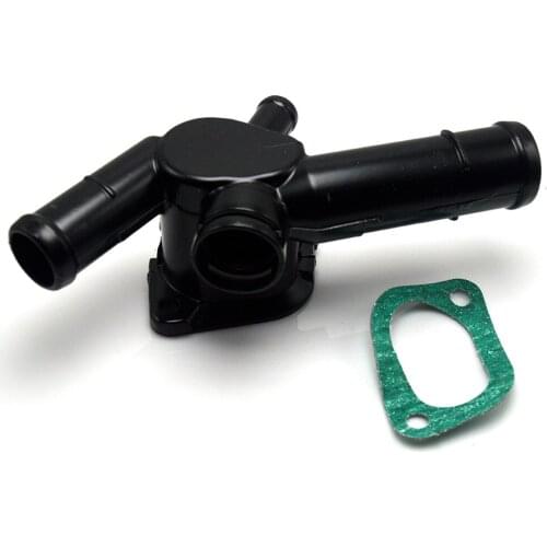 Aluminium alloy lThermostat Housing Coolant Hose Flange Radiator 06A121132 For VW Golf Jetta 2.0 L4 1999-2006 06A 121 133D