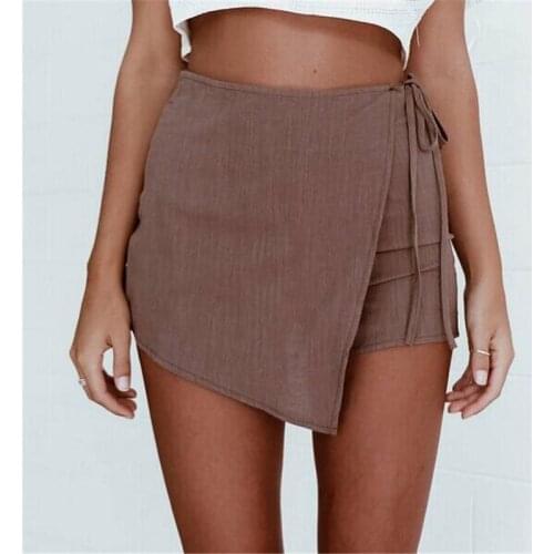 Summer Women Irregular Skirt S,M,L,XL,black,white,brown elegant lady skirt casual women skirt female skirt