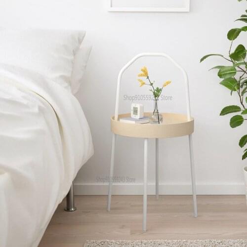 Side Table With Handle Small Coffee Table (38 Cm)