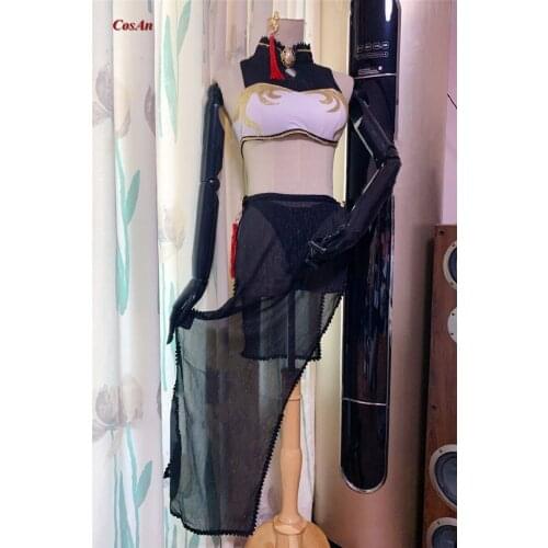 New Game Genshin Impact Ningguang Cosplay Costume Female Lovely Bikini Swimsuit Activity Party Role Play Clothing Custom-Make