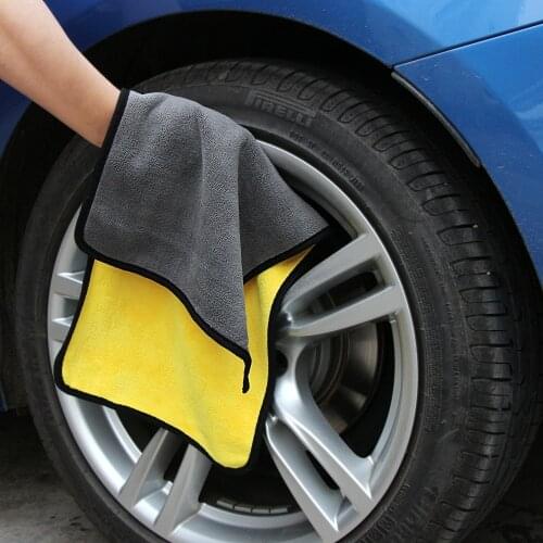 1pcs Microfiber Car Cleaning Wash Towel Car Accessories For Geely Atlas Boyue NL3 EX7 EmgrandX7 GT GC9 borui Coolray LADA KIA