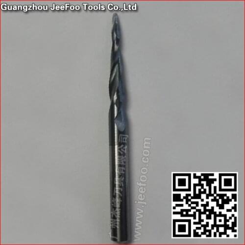 R1.0*30*6D*75L*2F Double Flute Taper Ball Nose Cutter /Carbide Double Flute Ball Nose Bits /Taper Bits