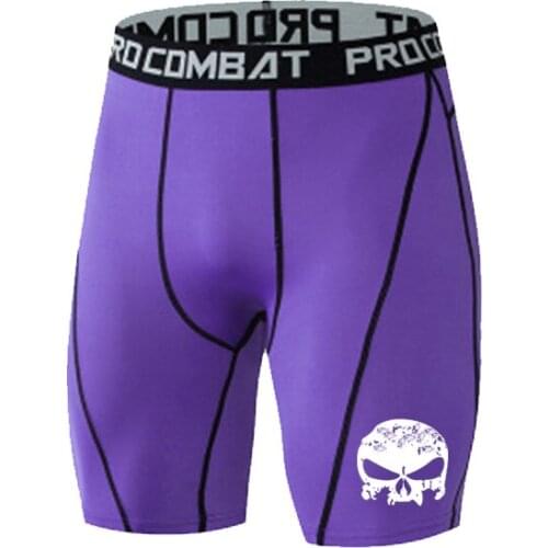 Shorts Men Gym Shorts Compression Running Short Sport Training Quick-Drying Bottoms Printing Fitness Jogging Workout Short Pant