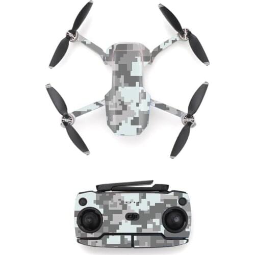Camouf Style Waterproof skin Sticker for DJI Mavic Mini Drone And Remote Controller Decal Vinyl Skins Cover 9 Styles Available