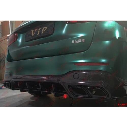 Z-ART 2020 GLC carbon fiber rear diffuser for GLC carbon fiber rear lip for GLC carbon fiber rear chin