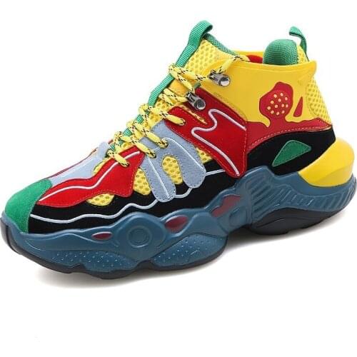 2019 new Mens Boots with Male Waterproof Shoes Fashion eye-catching Man Casual Shoes for Men Boots Footwear Male Sneakers