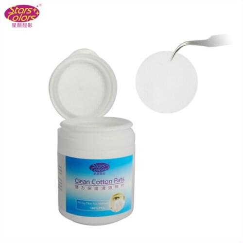 30PCS/BOX Professional Makeup Remover Cotton High Quality Eyelash Extensions Makeup Cleaning Cleanser Protein Remove Pads