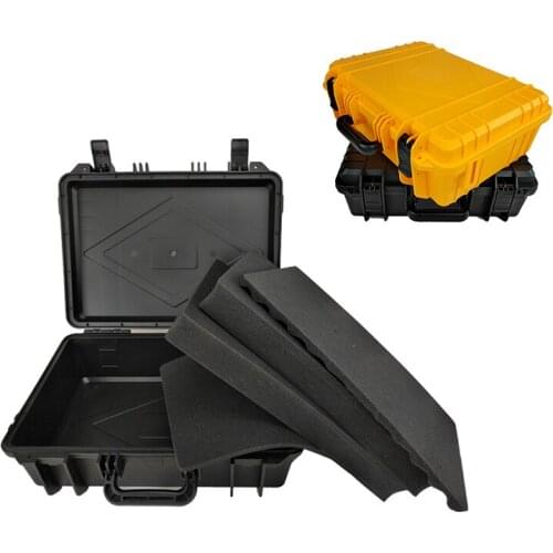 ABS Plastic Toolbox Safety Instrument Tool Box Impact Resistant Tool Case Equipment Camera Cases Suitcase Shockproof with Foam