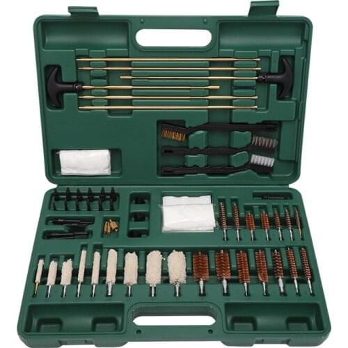 Brass Universal Gun Cleaning Kit for Rifle Pistol Handgun Shotgun Professional Cleaning Set Gun Brush Tool Hunting Ar15 Parts