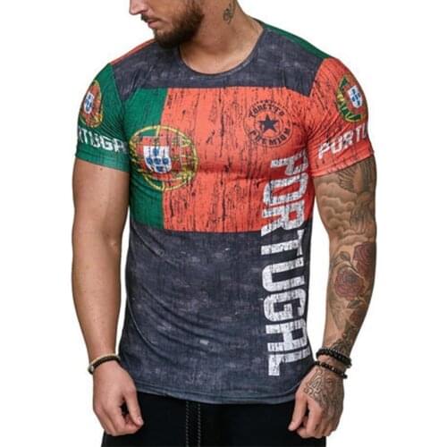 Summer Newest 3d Printed Tshirt Men Espana Casual Short Sleeve Slim Fit Summer Tops Tees O-Neck Tshirt Soccer Spain Flag Fashion