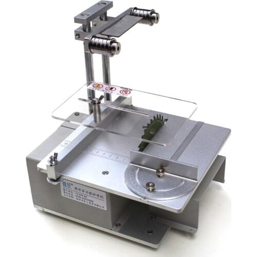 Micro Multi-function Table Saw DIY Mini Small Chainsaw Precision Manual Model Table Saw Desktop Cutting Machine Belt Machine