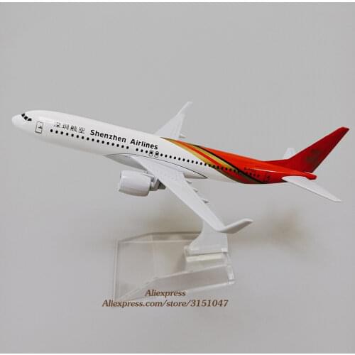 Alloy Metal Air China Shenzhen Airlines B737 Airplane Model Boeing 737 Airways Plane Model Diecast Aircraft Kids Gifts 16cm