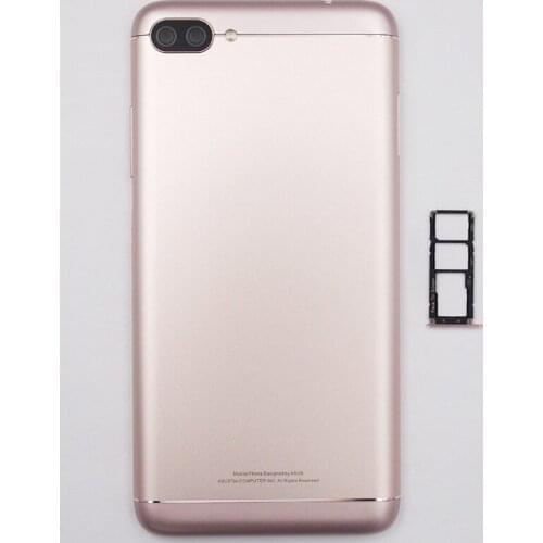 BaanSam New Battery Back Cover For ASUS Zenfone 4 Max ZC554KL With Camera Lens+Power Volume Buttons+SIM Card Tray