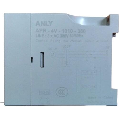 Taiwan original ANLY phase voltage phase sequence protection relay APR-4V AC380V