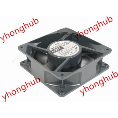 ORIX MU1238A-41BN Server Cooling Fan AC 200V 14/13W 50/60Hz 120x120x38mm