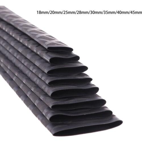 Anti-slip heat shrink tube for fishing rod/racquet/bicycle handles/tripod DIY 5 colors 1M 15/18/20/22/25/28/30/35/40/45mm