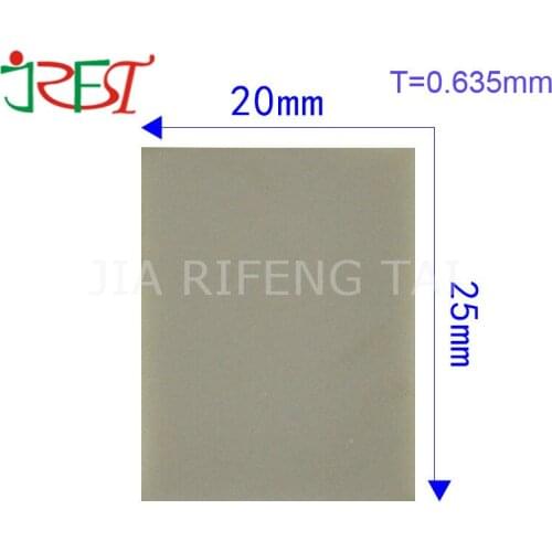 TO-3P 0.635x20x25mm No Hole High Thermal Conductive AlN Ceramic Substrate