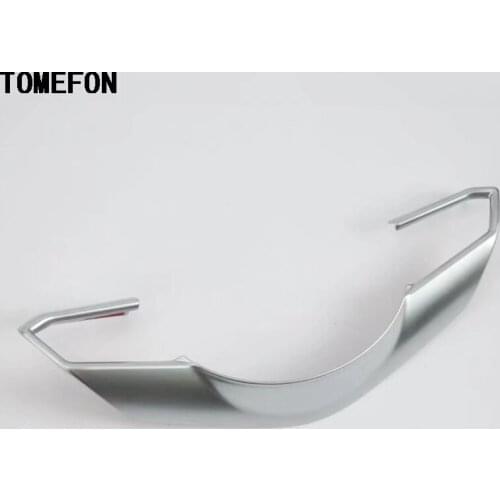 TOMEFON 1piece For Mazda CX-5 CX5 2017 2018 ABS Matte Car Styling Matte Interior Car Steering Wheel Button Cover Trim