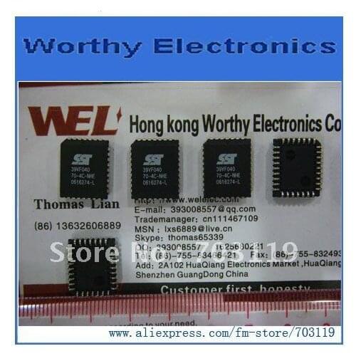 10pcs/lot SST39VF040-70-4C-NH SST39VF040-70-4C-N SST39VF040 PLCC32