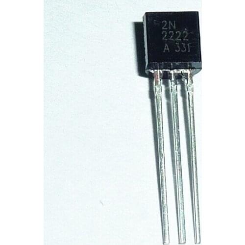 100pcs 2N2222 TO-92 NPN 40V 0.8A Transistor 2N2222A Brand New High Quality