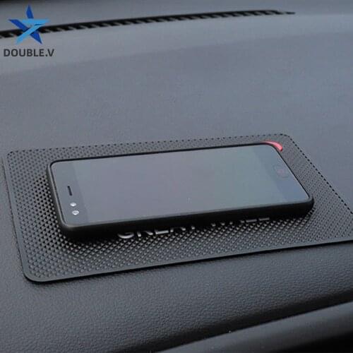 Car Logo Anti-slip mat for phone automobile Non-slip mat car gadget For SMART LADA KIA