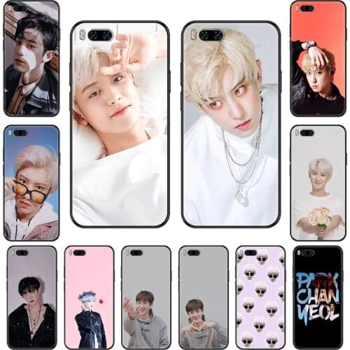 Kpop EXO Chanyeol Phone case For Xiaomi Mi 6 8 9 A1 2 3 Max3 Mix2 Mix2S X T Lite Pro black silicone funda pretty coque soft