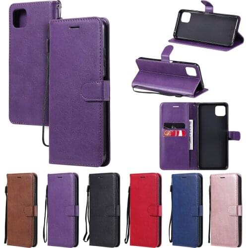 Flip Wallet Case For Samsung M10 A10 M20 A40 A70S S20 Plus Luxury PU Leather Cover For Galaxy A01 Core M11 A21 Core Phone Cove
