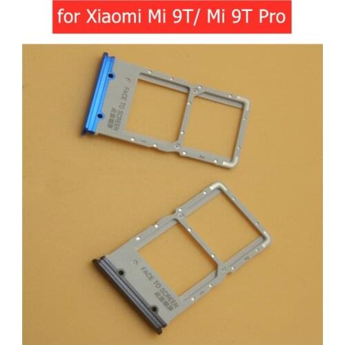 For Xiaomi Mi 9T/ Mi 9T Pro Card Tray Holder Micro SIM Nano SIM SD Card Card Slot Adapter Holder Repair Spare Parts