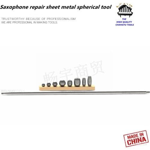 Brass instrument Saxophone trumpet French horn tuba tube Deformation dent sheet metal ball repair tools 8 ball 1 bar