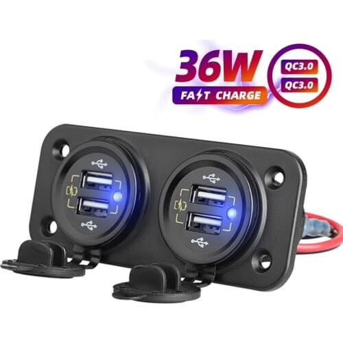 Multi Plug 4 USB Car Charger For More Digital Convenicence Smart USB 4 Port Car Charger For Mobile Phone 12-24V Multi Port