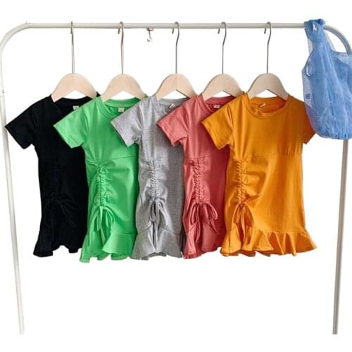 2021 new summer girls dress fashion casual girls dress