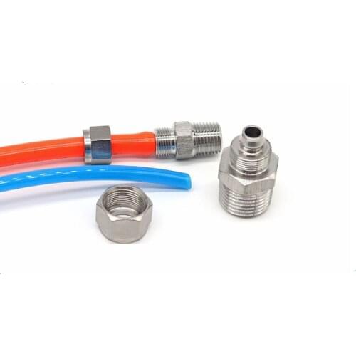 OD 4/6/8/10/12mm Hose Tube M5/1/8''/ 1/4'' 3/8'' 1/2'' Male Thread Pneumatic Fast twist Fittings Quick Joint Coupler Connector