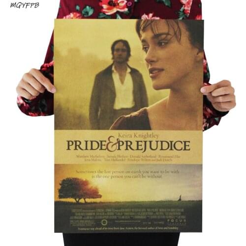 Movie Pride & Prejudice Kraft Paper Poster Home Room Wall Decoration Painting 50.5x35cm