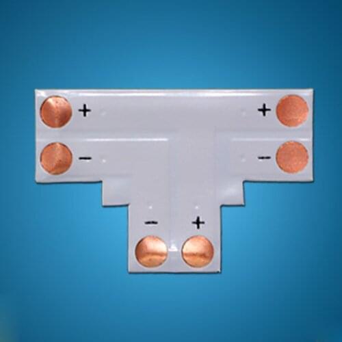 Adapter type connector for board 3528 8mm 2Pin RGB for LED strip