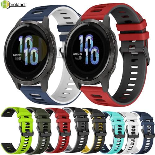 HeroIand Bracelet Strap For Garmin Venu 2 Smartwatch Watchband soft Silicone bands For Huawei Watch GT 2 pro Wristband Belt