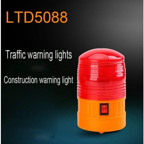 Battery Powered Magnetic base LED Warning Light LED Engineering Equipment Traffic Warning Light Parking Indicator Warning Light