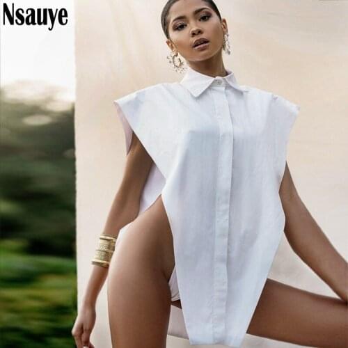 VHIUAT Womens White Shirts