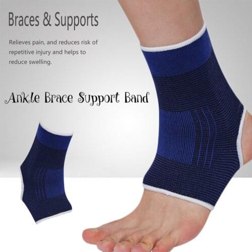 1pcs Elastic Knitted Ankle Brace Support Band Sports Gym Protects Therapy basketball football shoes ankle protector
