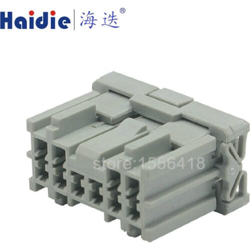 2sets 10pin auto wire harness cable plug automobile 10hole unsealed connector 6098-0249