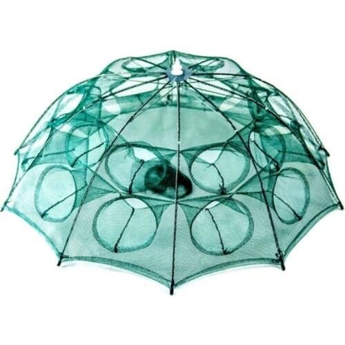 16-eyed Fish Crab Net Trap Replace the Fishhook Bird Trap Large Size