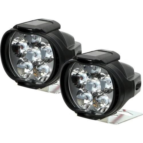 2pcs Car Motorcycle Headlight Working Spot Light Fog Lights 6 LED Waterproof LED Work Lamp 12V ATV Electric Car Light