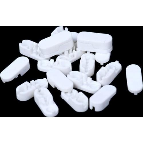 20pcs Plastic Roller Blinds Pull Cord Connector Curtain Chain Connector for Vertical Blinds Joiners Spare Tool Replacement