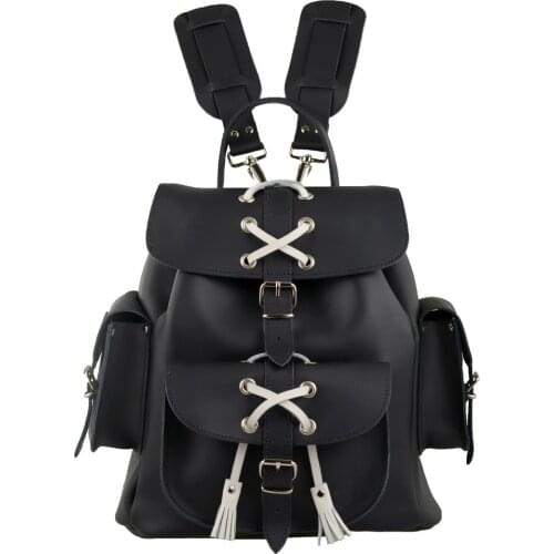 2021 Fashion PU Leather Women Backpack Brand Drawstring Shoulder Bags For Teenage Girls mochila Feminime Backpack S052
