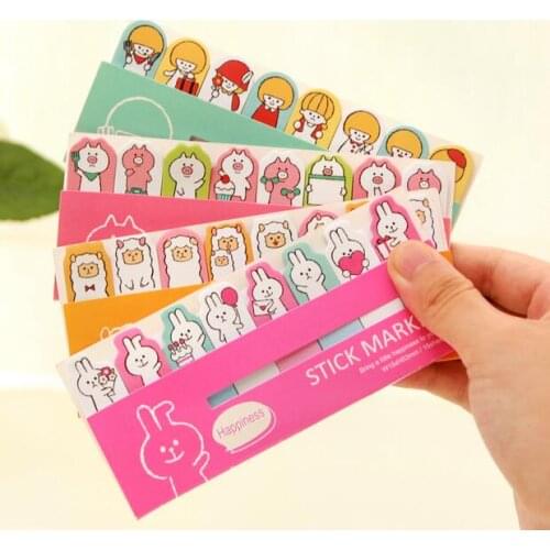 30PC/lot Cute holiday Animal series Sticky Notes marker notepad memo zakka stationery office School supplies wholesale