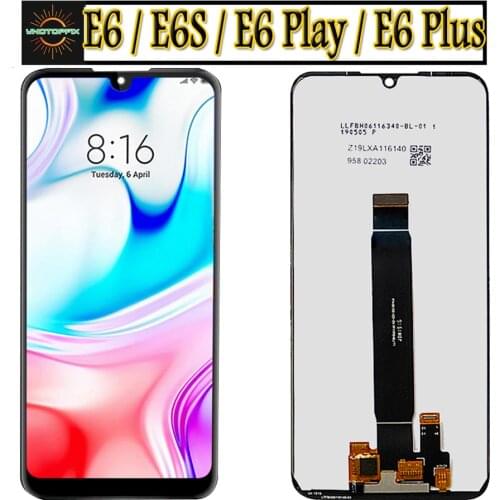 For Motorola Moto E6s Display E6 Play E6 Plus PAGA0004 LCD Display Touch Screen Sensor Digiziter Assembly For Moto E6 Plus LCD