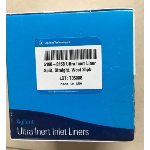 For Agilent 5190 3168 Liner 25 Sticks 5190 2294 Split Straight With Glass Wool